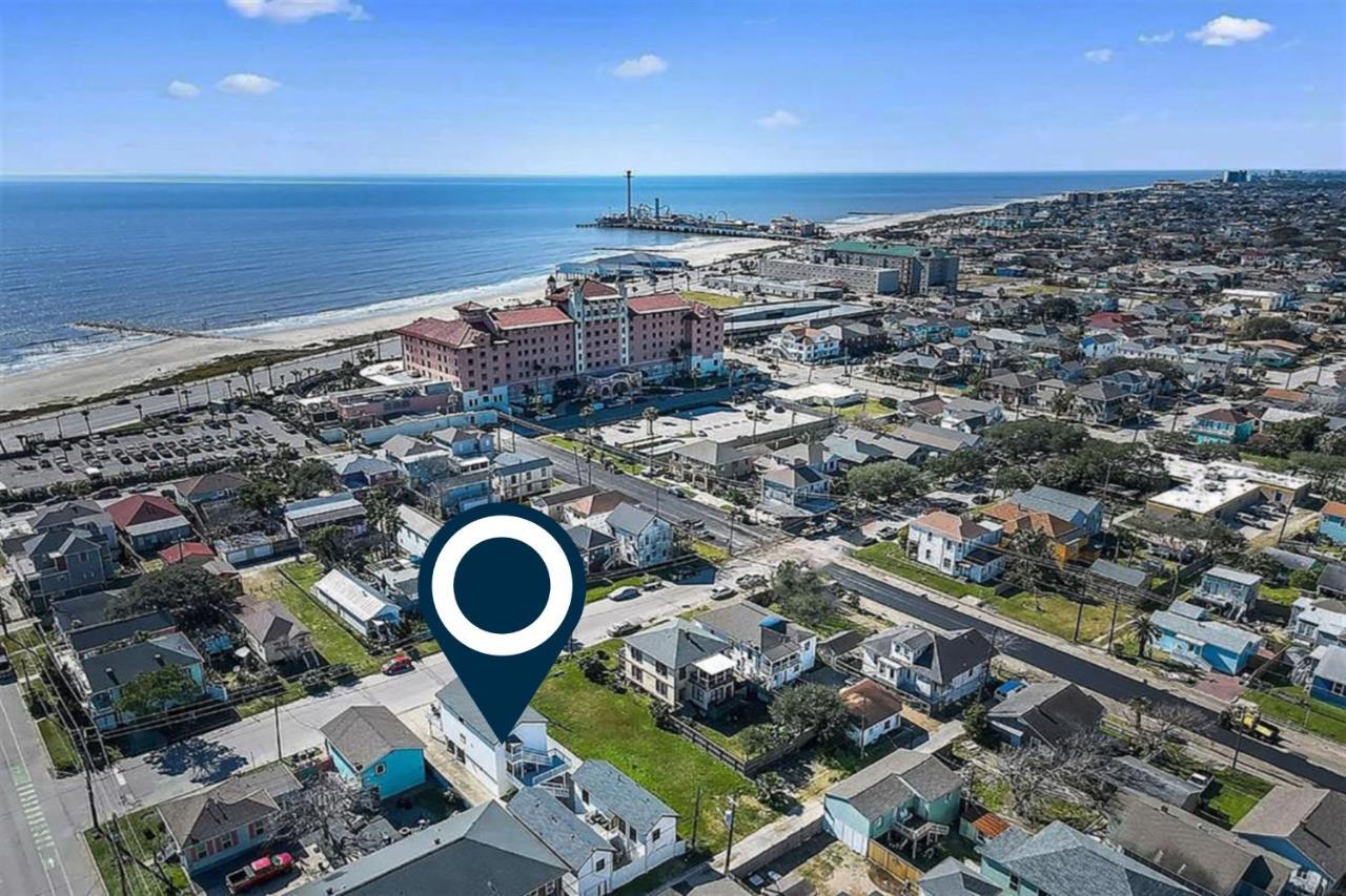 Soleil House - Unit B Villa Galveston Eksteriør bilde